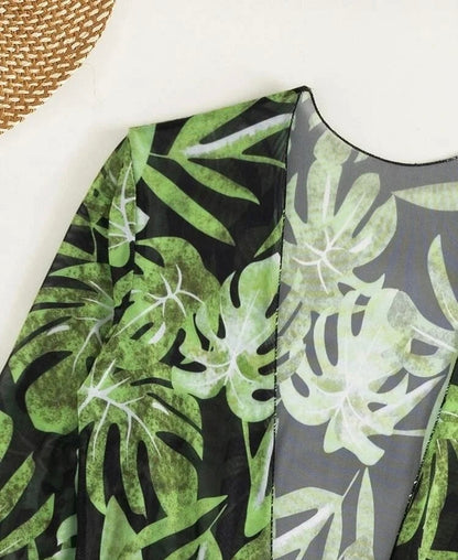 Olivia® | Top bikini 3 in 1 + pantaloni + kimono