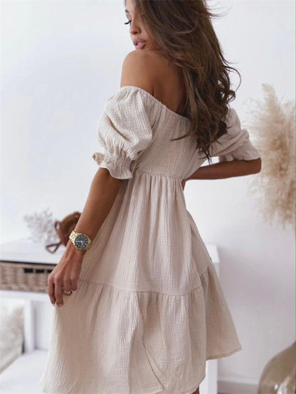 Zafferano® | Elegante abito estivo con spalle scoperte