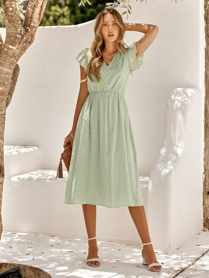 Yolanda® | Elegante abito estivo da donna con scollo a V