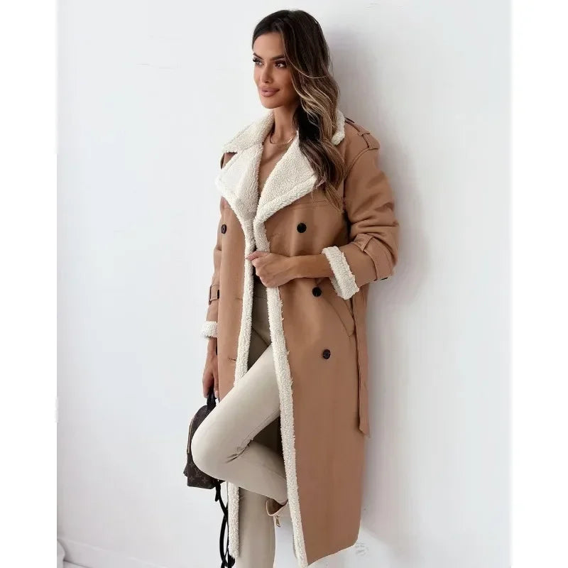 Xiomara® | Cappotto invernale lungo, lussuoso ed elegante