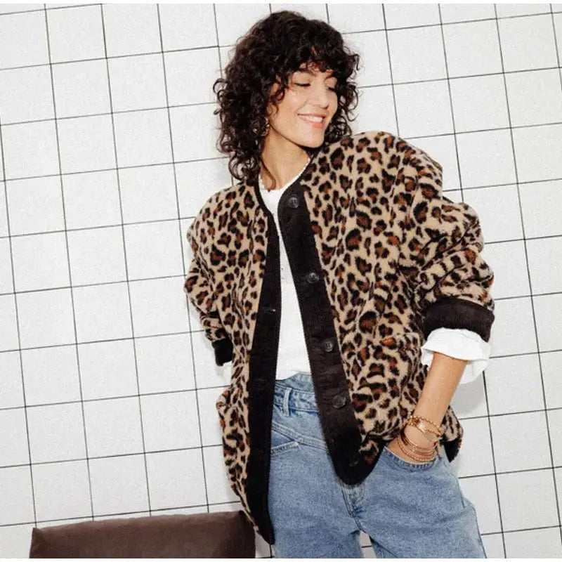 Yoselin® | Giacca leopardata