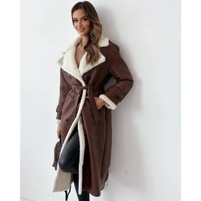 Xiomara® | Cappotto invernale lungo, lussuoso ed elegante