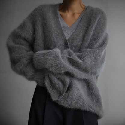 Adina® | Lussuoso cardigan in cashmere con bottoni