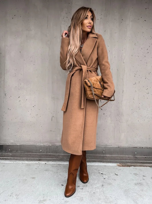 Ximena® | Trench da donna con scollo a V e bottoni