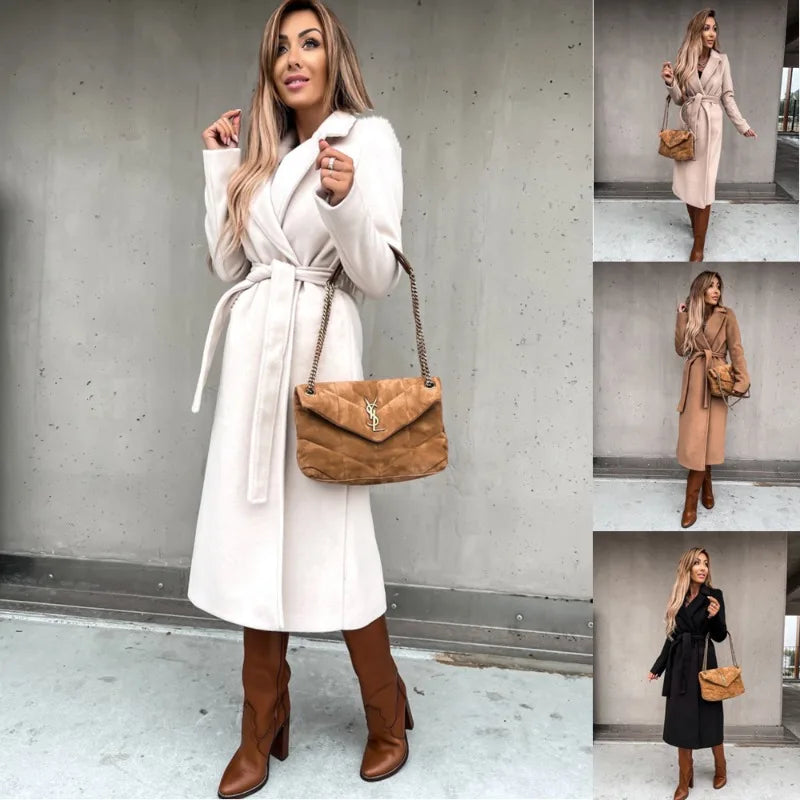 Ximena® | Trench da donna con scollo a V e bottoni