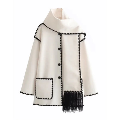 Yris® | Cappotto caldo con sciarpa