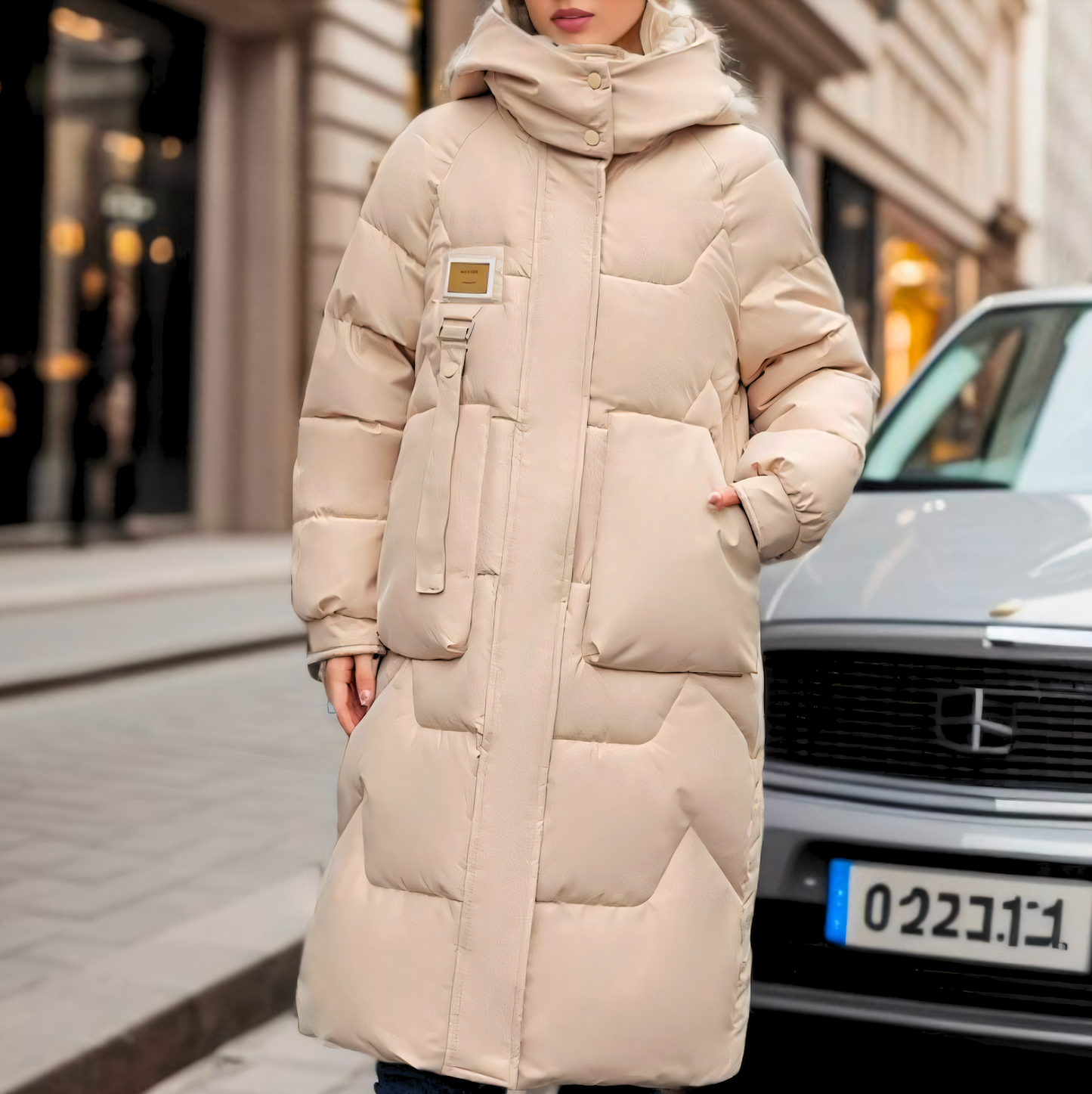 Wilma® | Stilvolle lange wasserdichte Pufferjacke für Damen