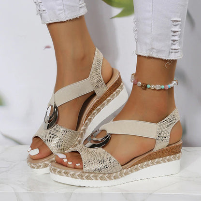 Guillermina® | Sandali con zeppa da donna