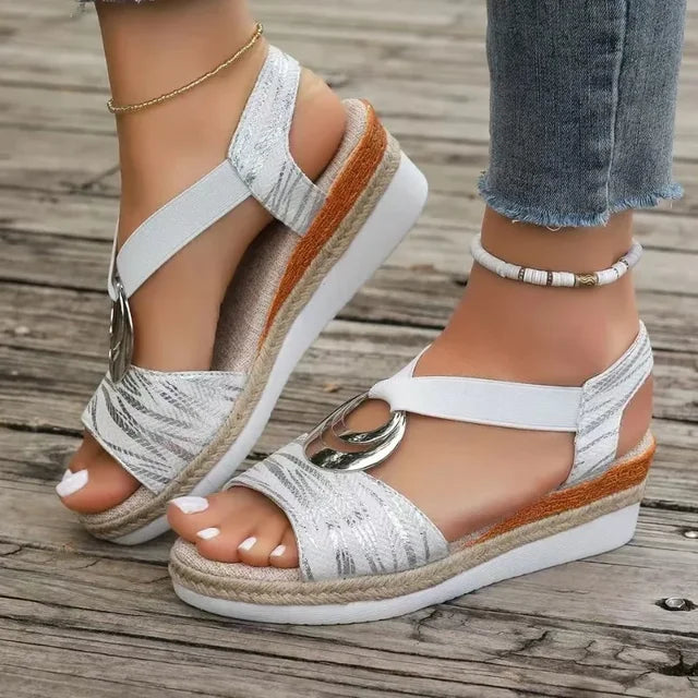 Clotilde® | Sandali con zeppa
