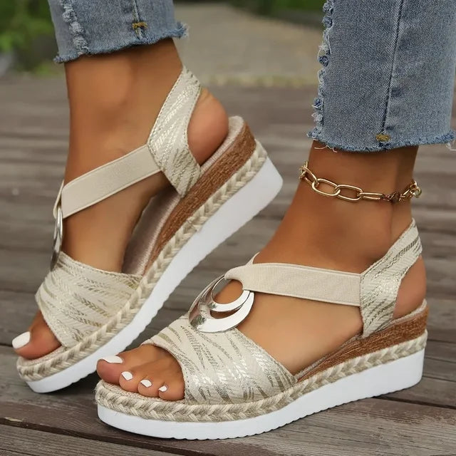Clotilde® | Sandali con zeppa