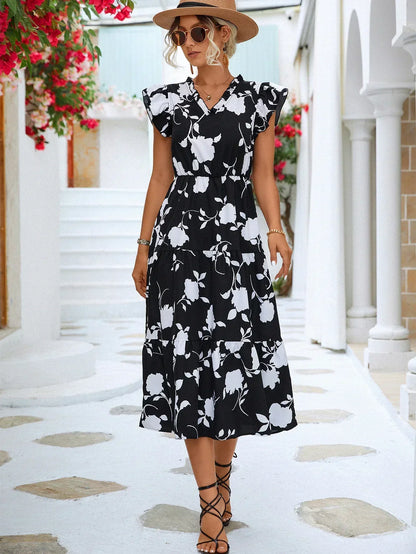Yoselin® | Abito estivo elegante con stampa floreale