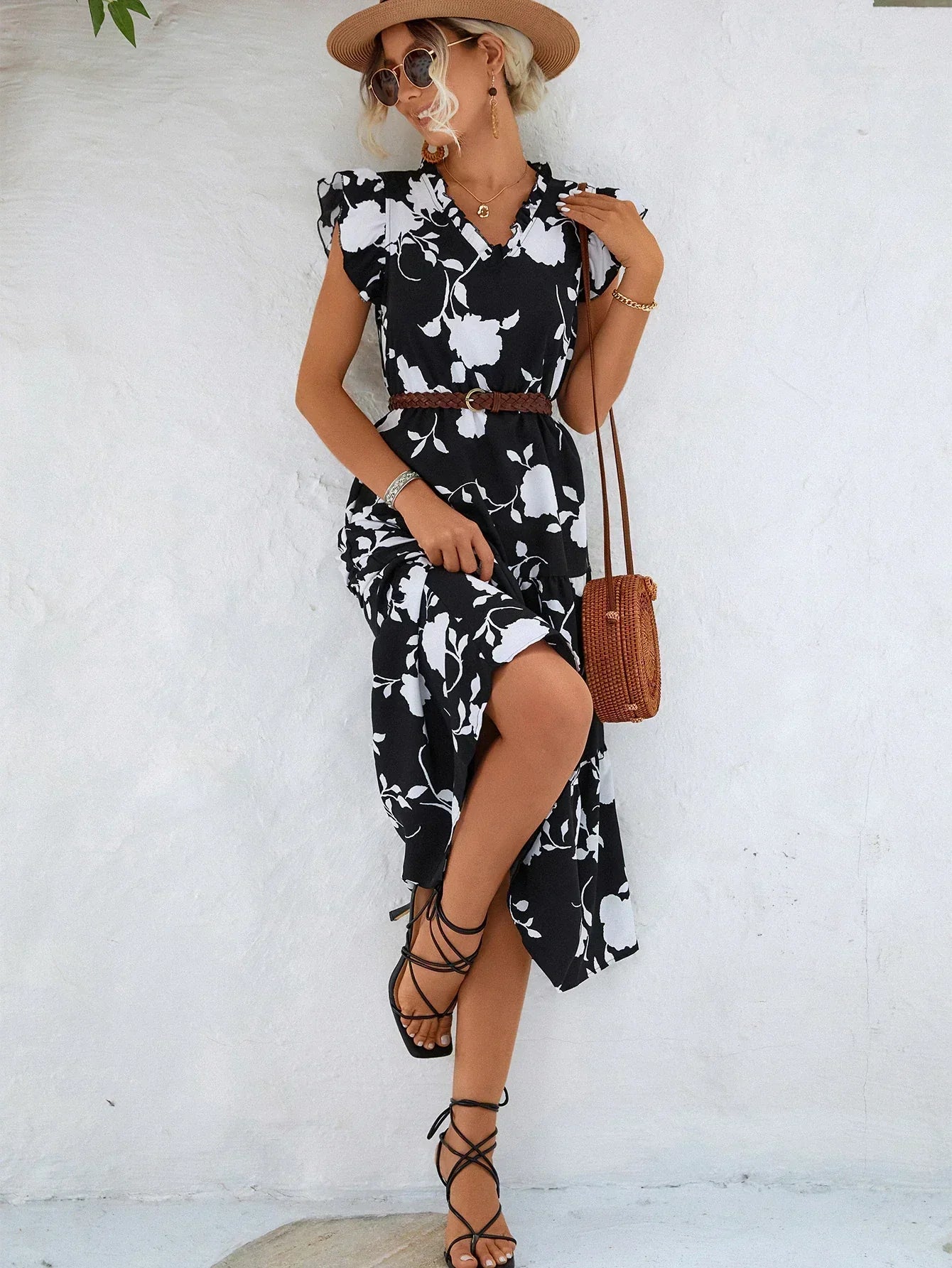 Yoselin® | Abito estivo elegante con stampa floreale