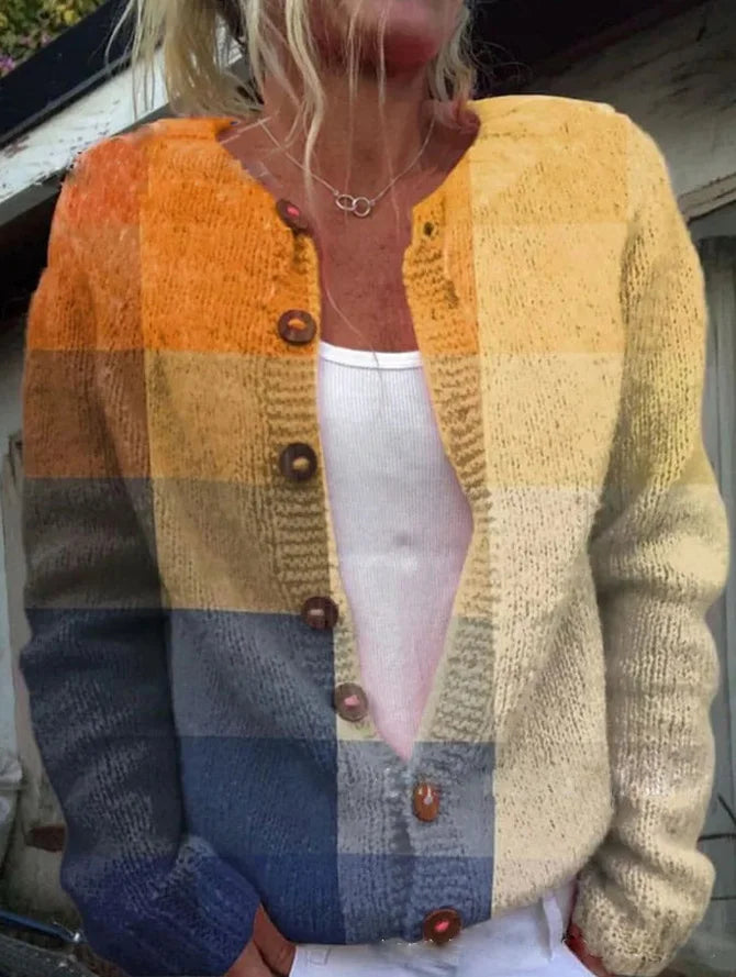 Yris® | Cardigan con motivo floreale