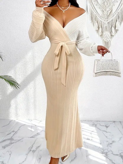 Zulema® | Abito lungo elegante con maniche lunghe