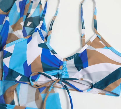 Olivia® | Top bikini 3 in 1 + pantaloni + kimono