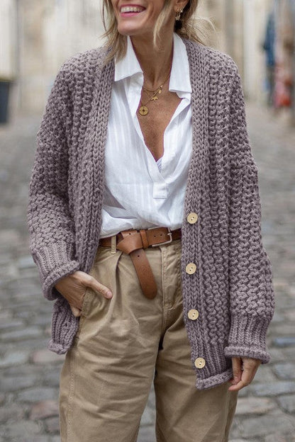 Yoselin® | Cardigan invernale semplice ed elegante