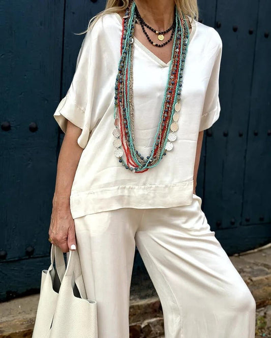 Zulema® | Set camicetta e pantaloni Elysian Elegance di Bologna