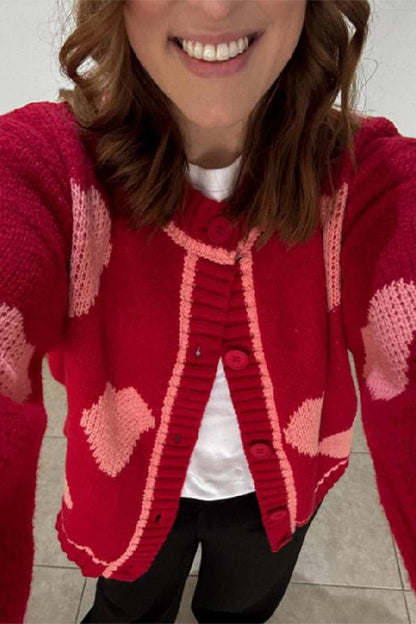 Samantha® | Maglione a forma di cuore, comodo e casual
