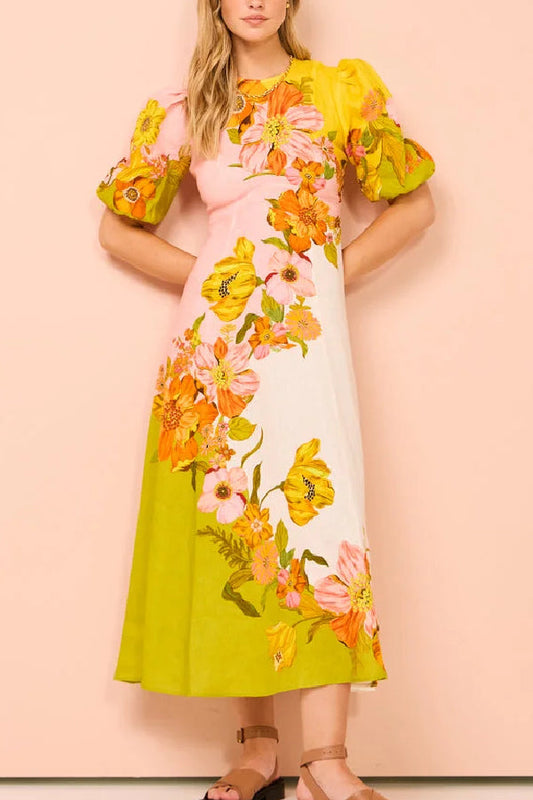 Yolanda® | Abito midi in multi