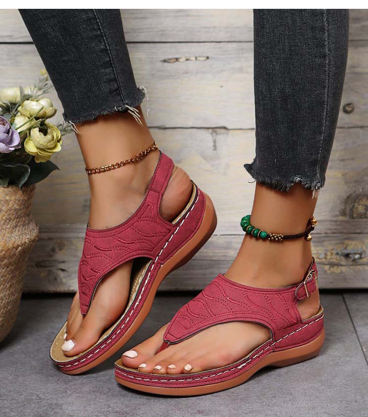 Irene® | Romanza Eleganti sandali con zeppa per il look estivo da spiaggia