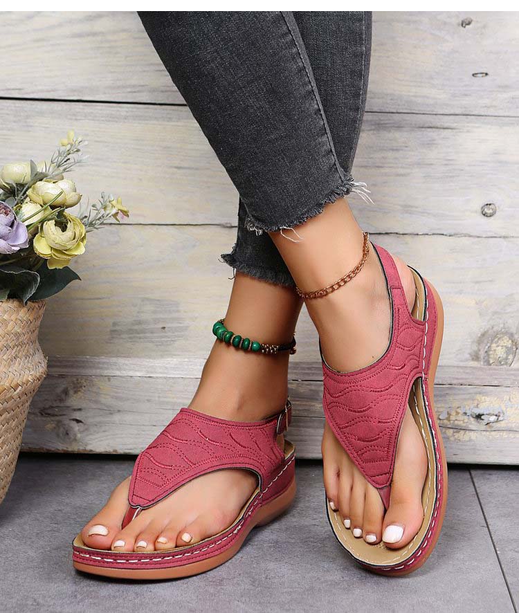 Irene® | Romanza Eleganti sandali con zeppa per il look estivo da spiaggia