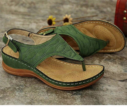 Irene® | Romanza Eleganti sandali con zeppa per il look estivo da spiaggia