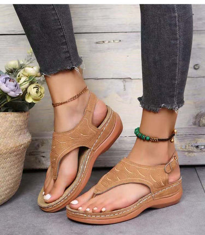 Irene® | Romanza Eleganti sandali con zeppa per il look estivo da spiaggia