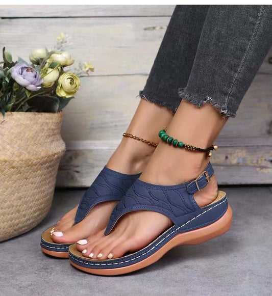 Irene® | Romanza Eleganti sandali con zeppa per il look estivo da spiaggia