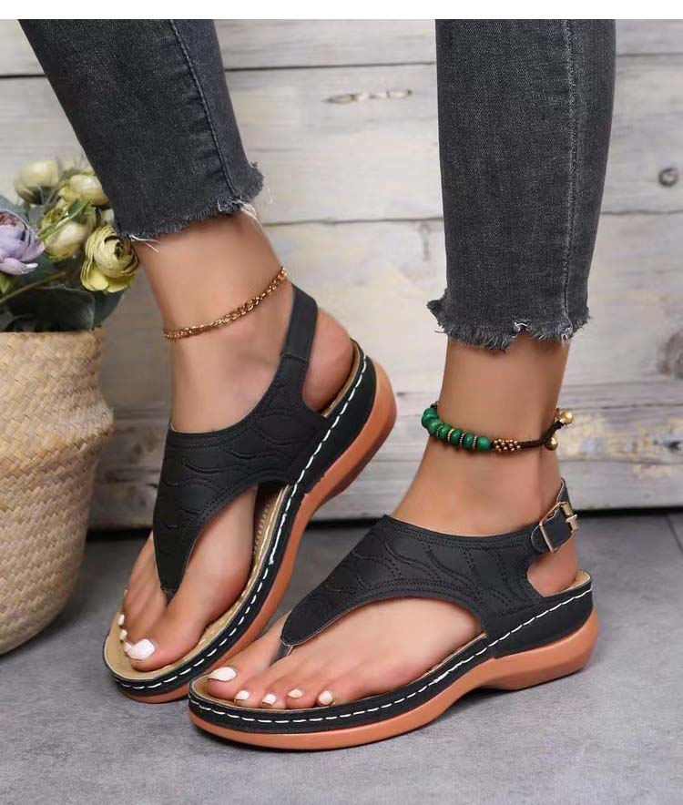 Irene® | Romanza Eleganti sandali con zeppa per il look estivo da spiaggia