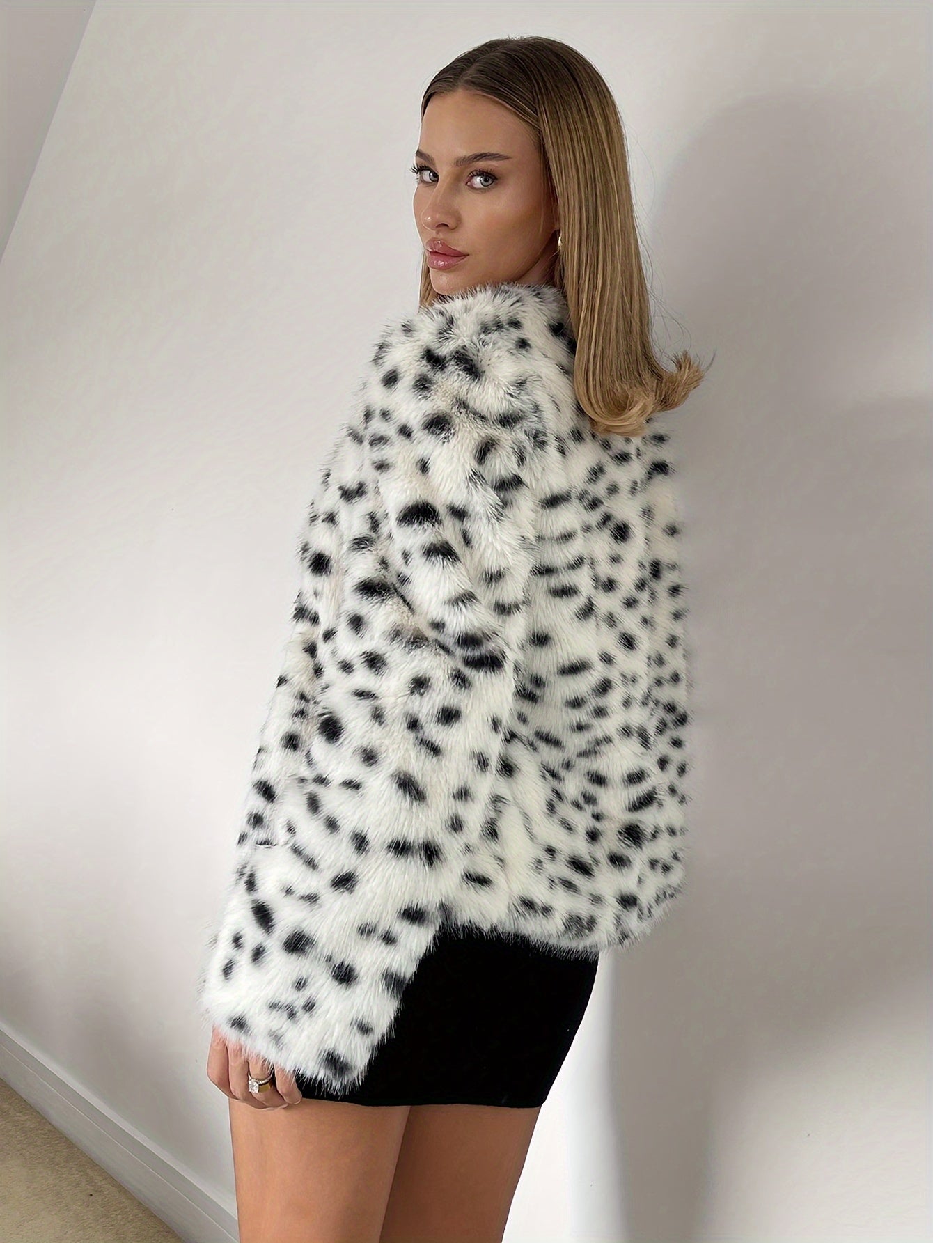 Yolanda® | Cappotto soffice dalmata da donna