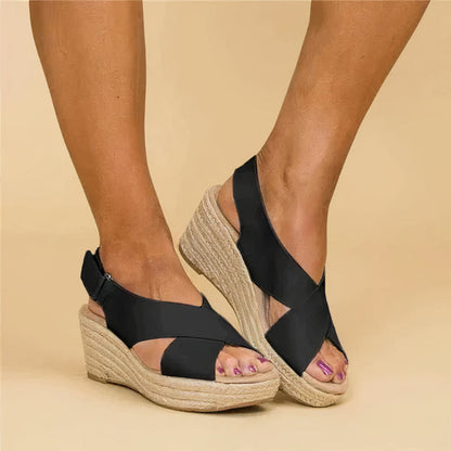 Aura® | Sandali con zeppa comfort per l'estate