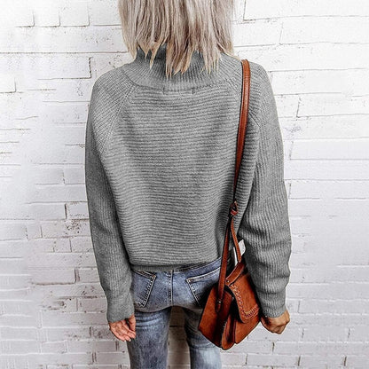 Yseult® | Maglia morbida con colletto e zip