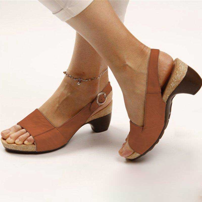 Katara® | Sandali con tacco ortopedici