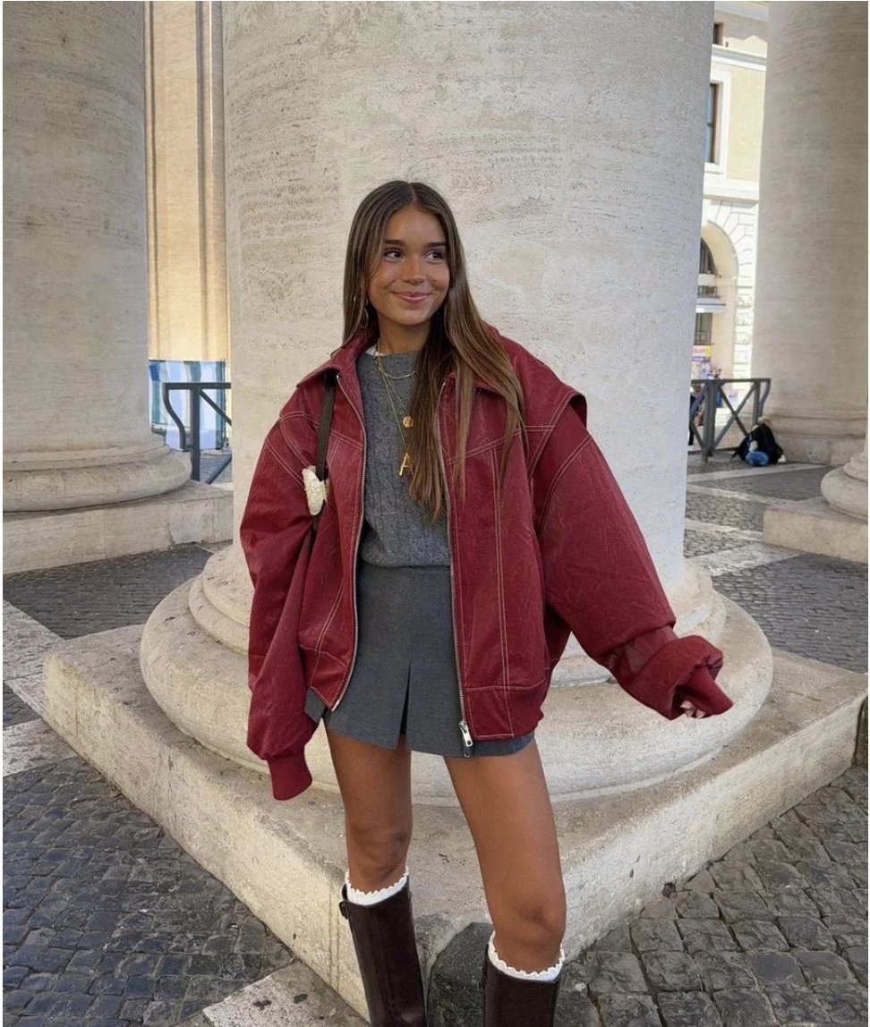 Zoe® | GIACCA OVERSIZE IN PELLE