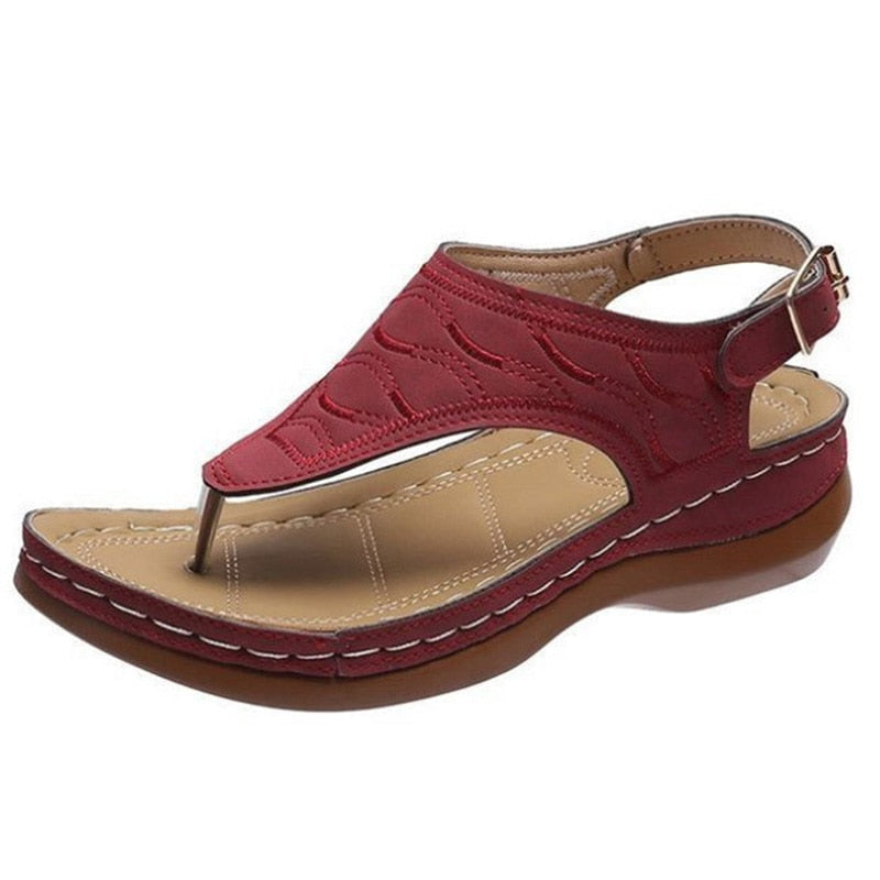 Irene® | Romanza Eleganti sandali con zeppa per il look estivo da spiaggia